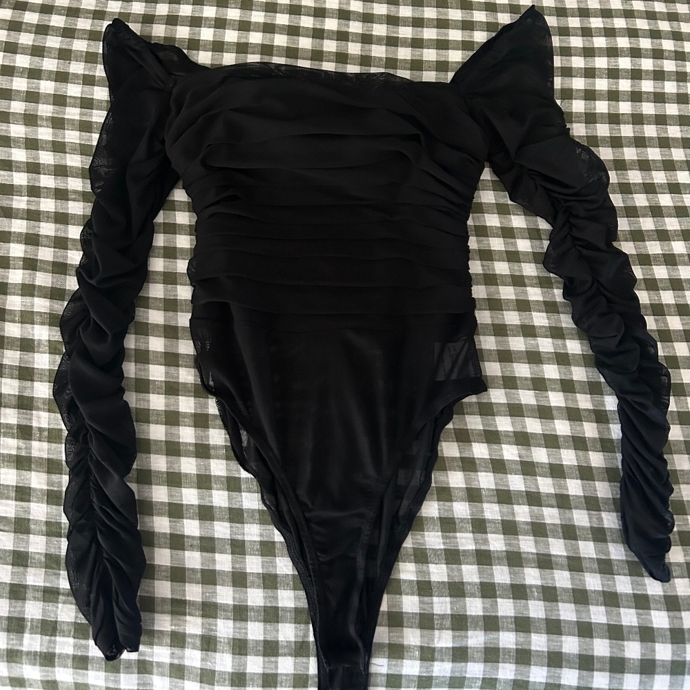 Princesses Polly Delaney mesh bodysuit black 6